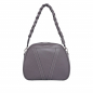 Preview: Medium sized Shoulder Bag made of nappa leather taupe